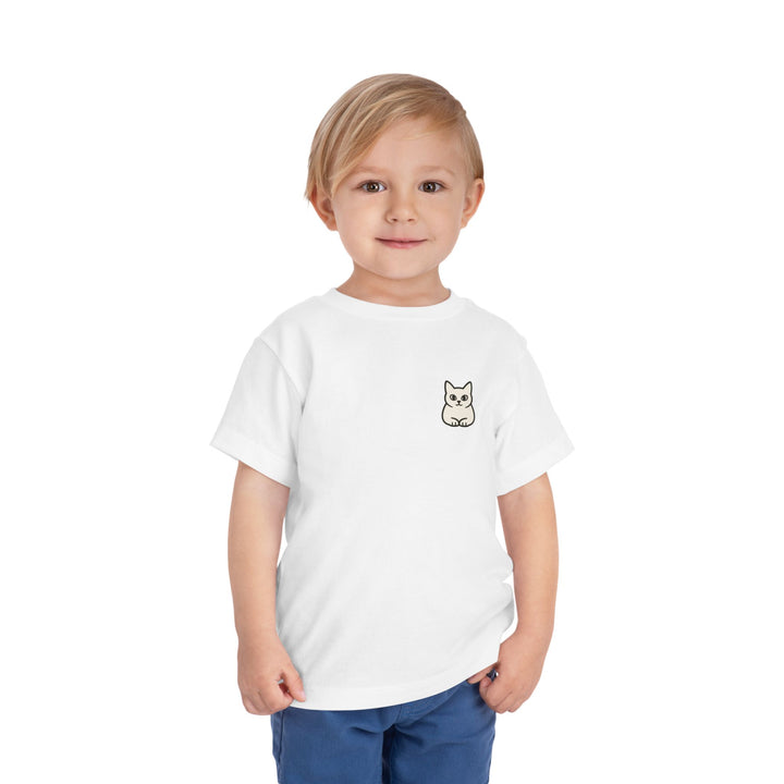 White Cat Loaf - Toddler T-Shirt