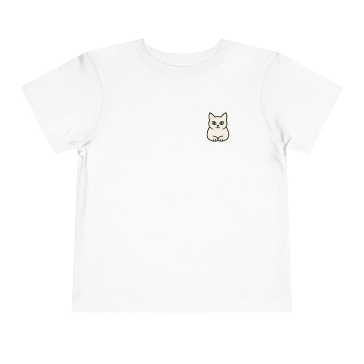 White Cat Loaf - Toddler T-Shirt
