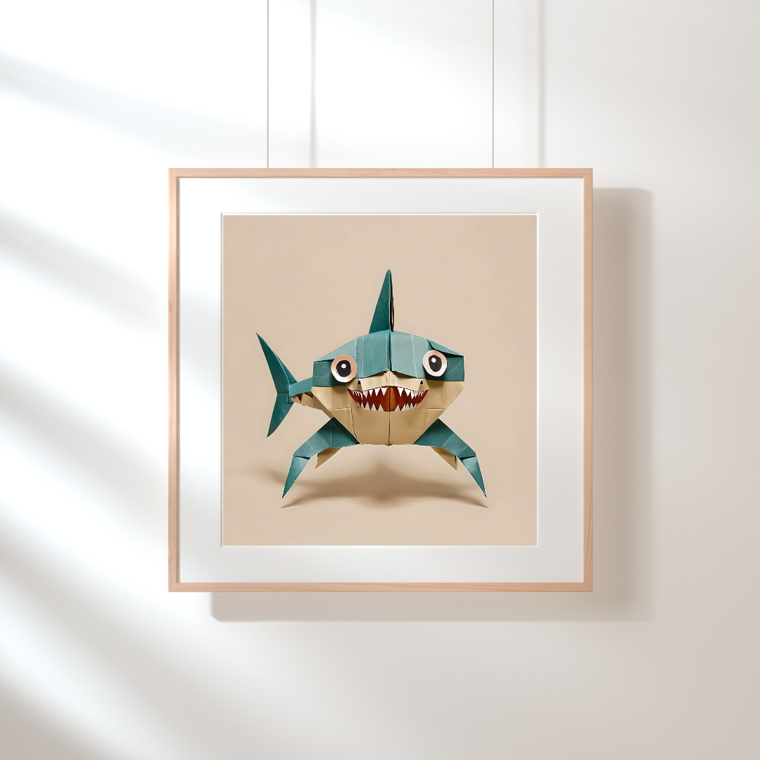 Art Print - Paper Jaws