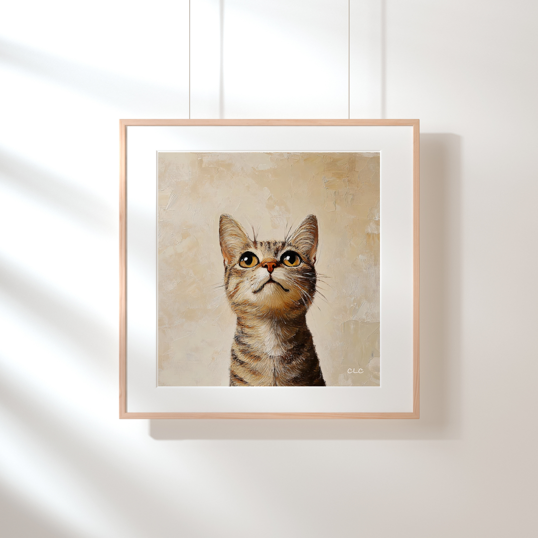 Cat Print - Upward Whiskers