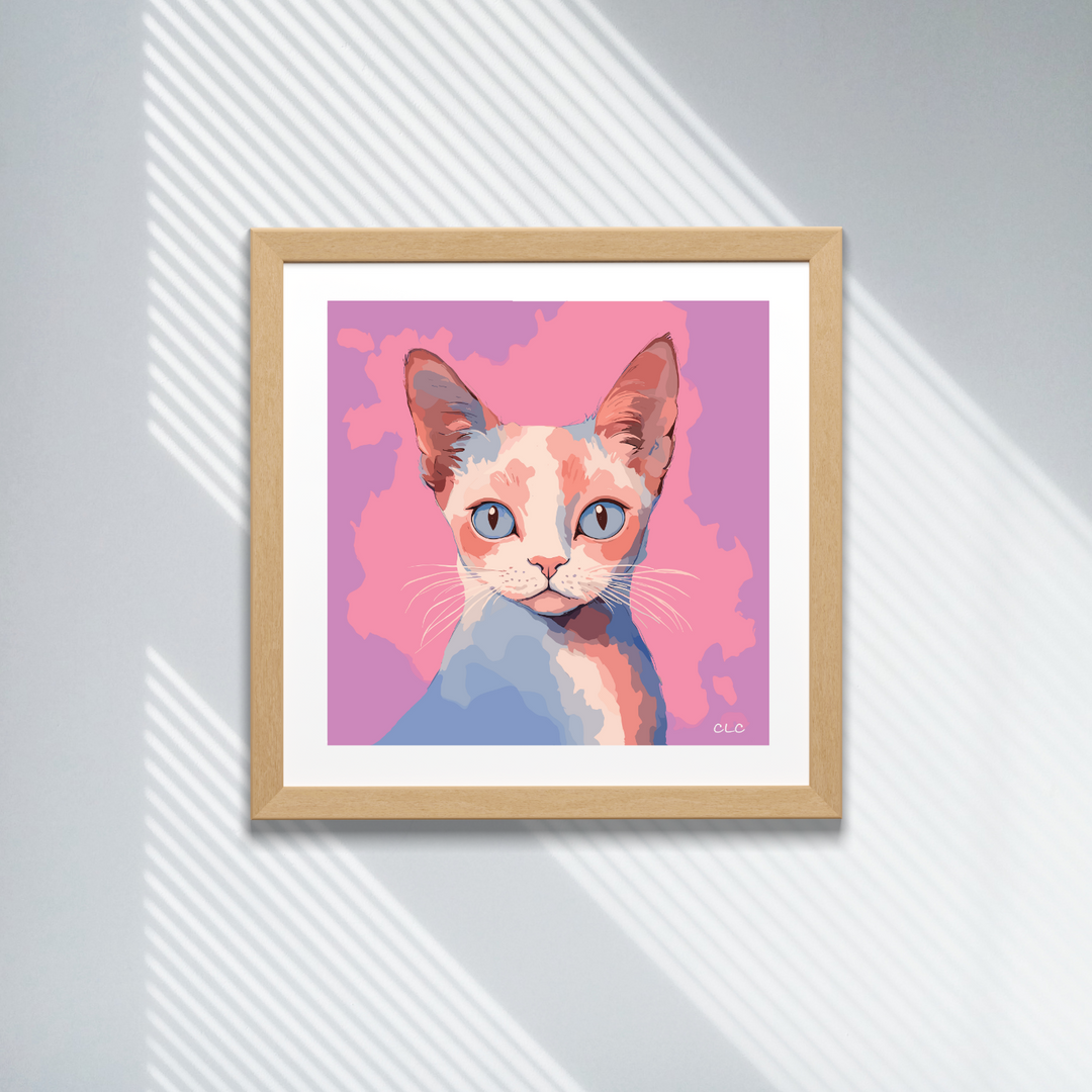 #006 Designer Kitty, Limited Edition Print