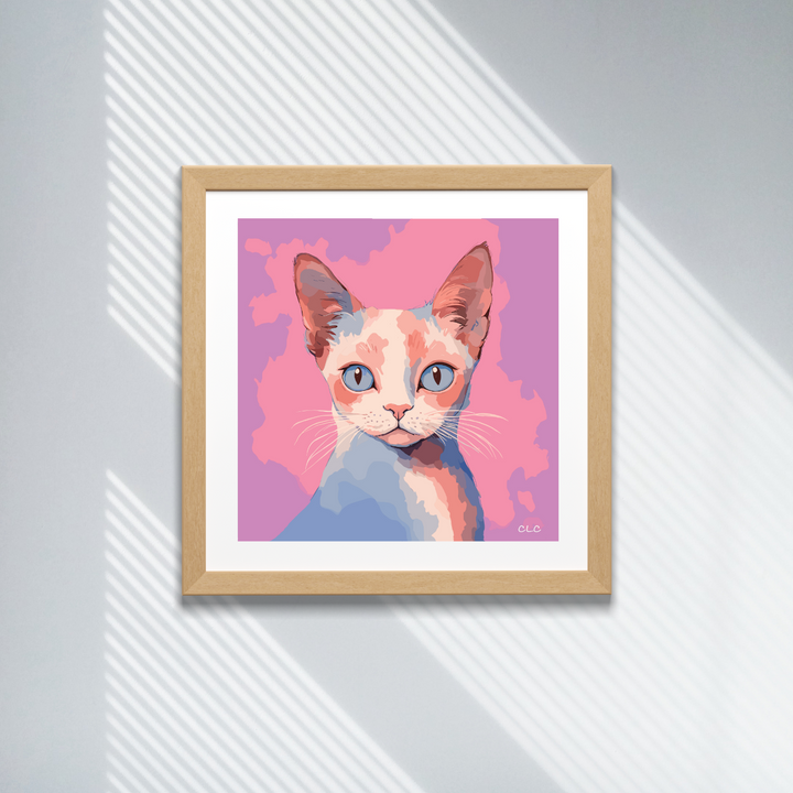 #006 Designer Kitty, Limited Edition Print