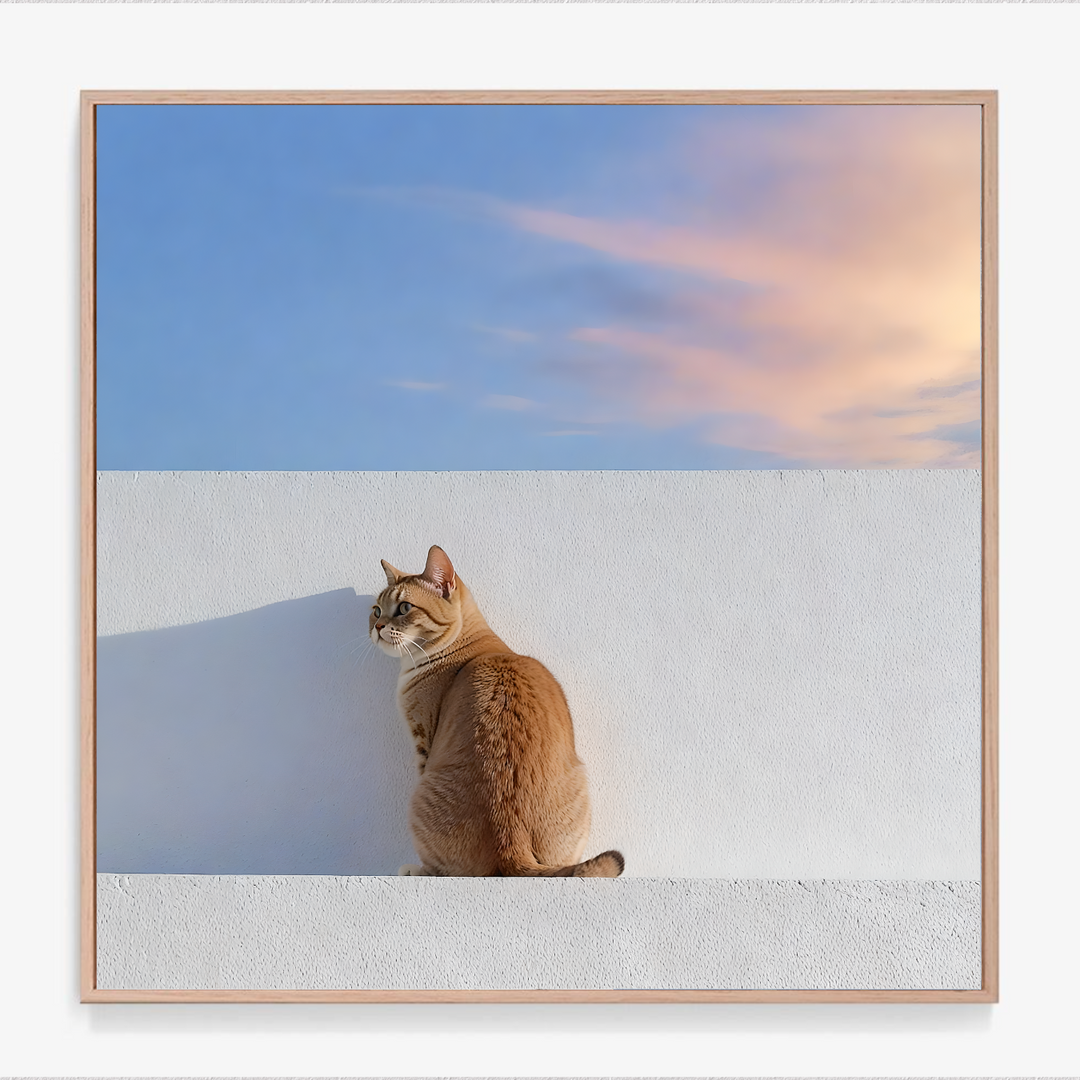 Cat Print - Feline in Full Glow