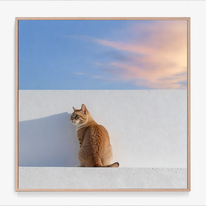 Cat Print - Feline in Full Glow