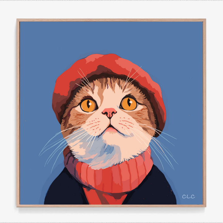 Cat Print - Purr-isian Chic