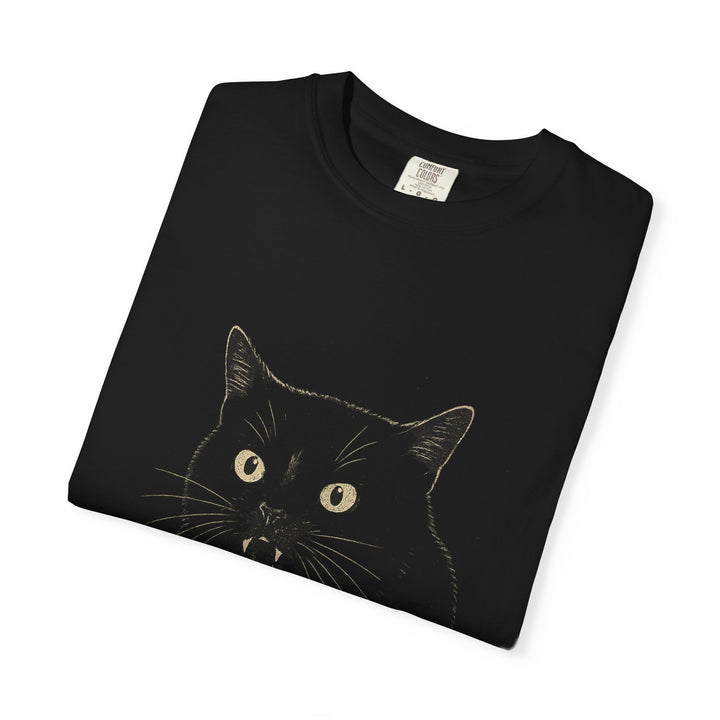 Purrge Black Cat T-Shirt, Unisex Cat Lover Tee, Funny Cat Shirt, Pet Lover Gift, Gift for Her, Gifts for Him