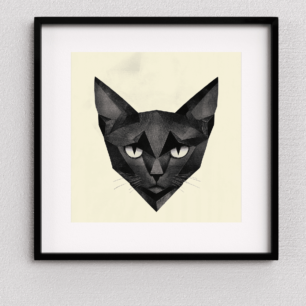 The Eclectic Cat: Unique & Experimental Cat Art | Cat Loaf Club - Cat Loaf Club