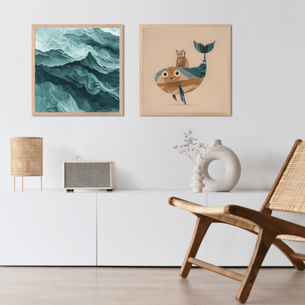 #013 Cat on Whale - Cat Loaf Club