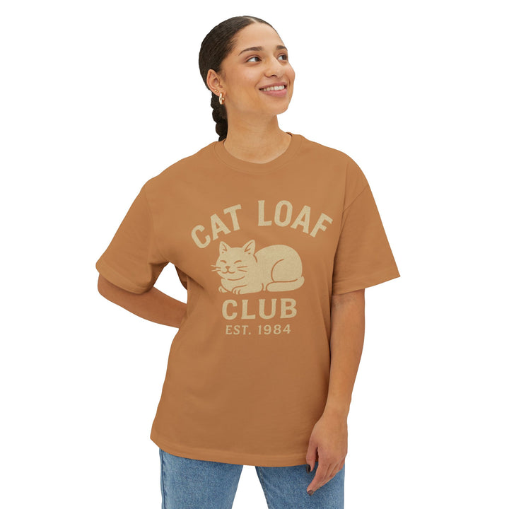 Cat Loaf Club Boxy Tee Forest