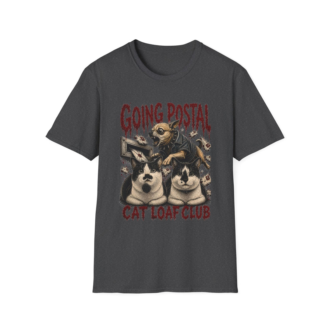 Going Postal | Vintage Horror Chihuahua & Cat Graphic Tee | Cat Loaf Club