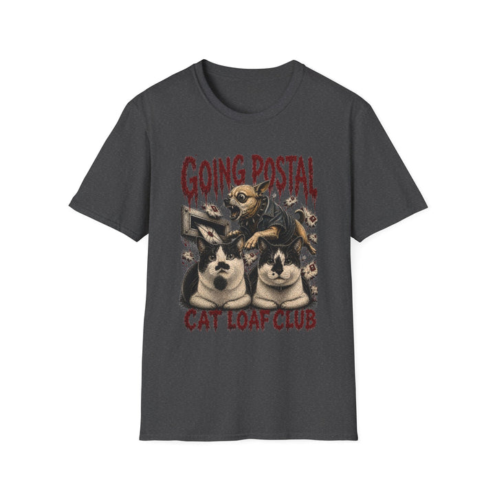 Going Postal | Vintage Horror Chihuahua & Cat Graphic Tee | Cat Loaf Club