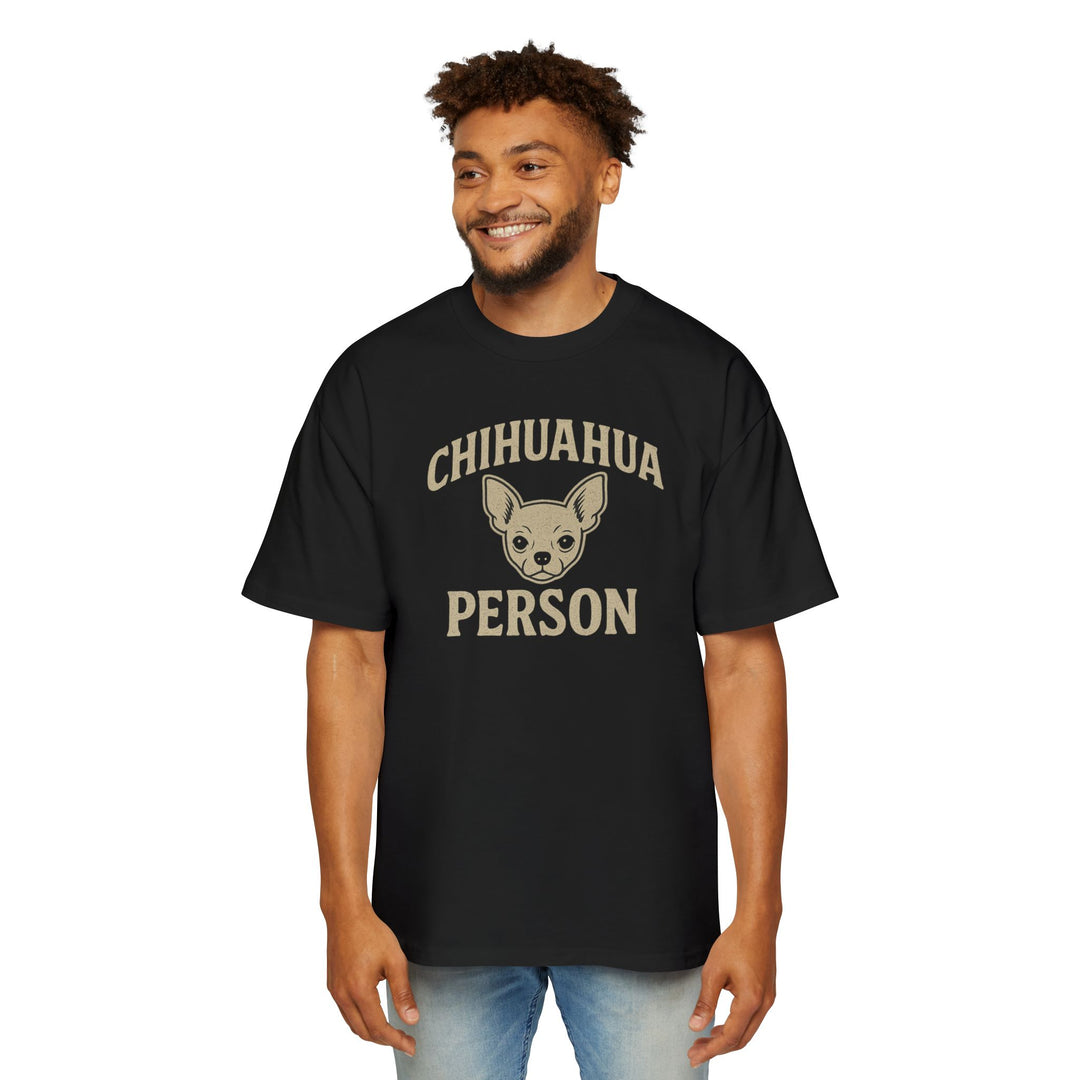 Chihuahua Person Tee Black