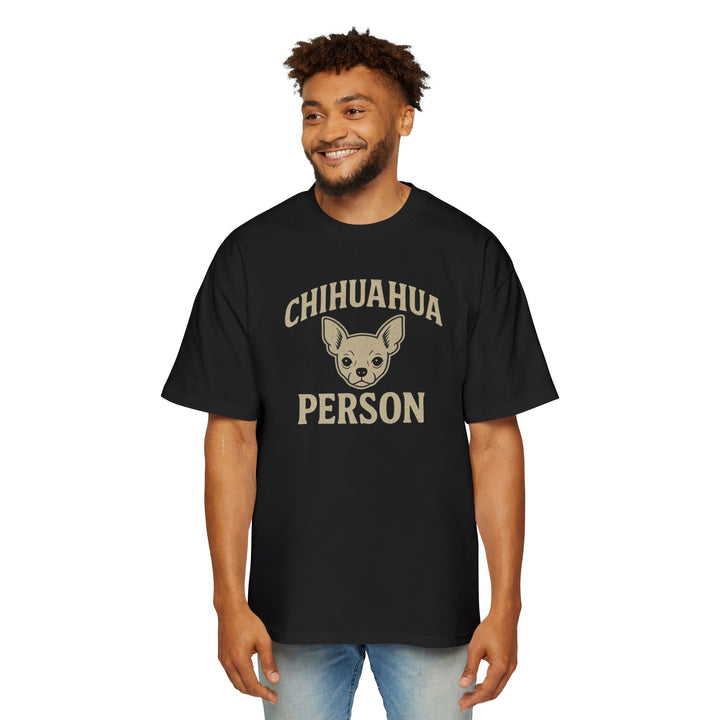 Chihuahua Person Tee Black