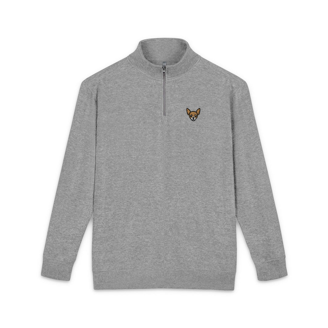 The Chip Quarter Zip - Signature Icon Carbon Grey