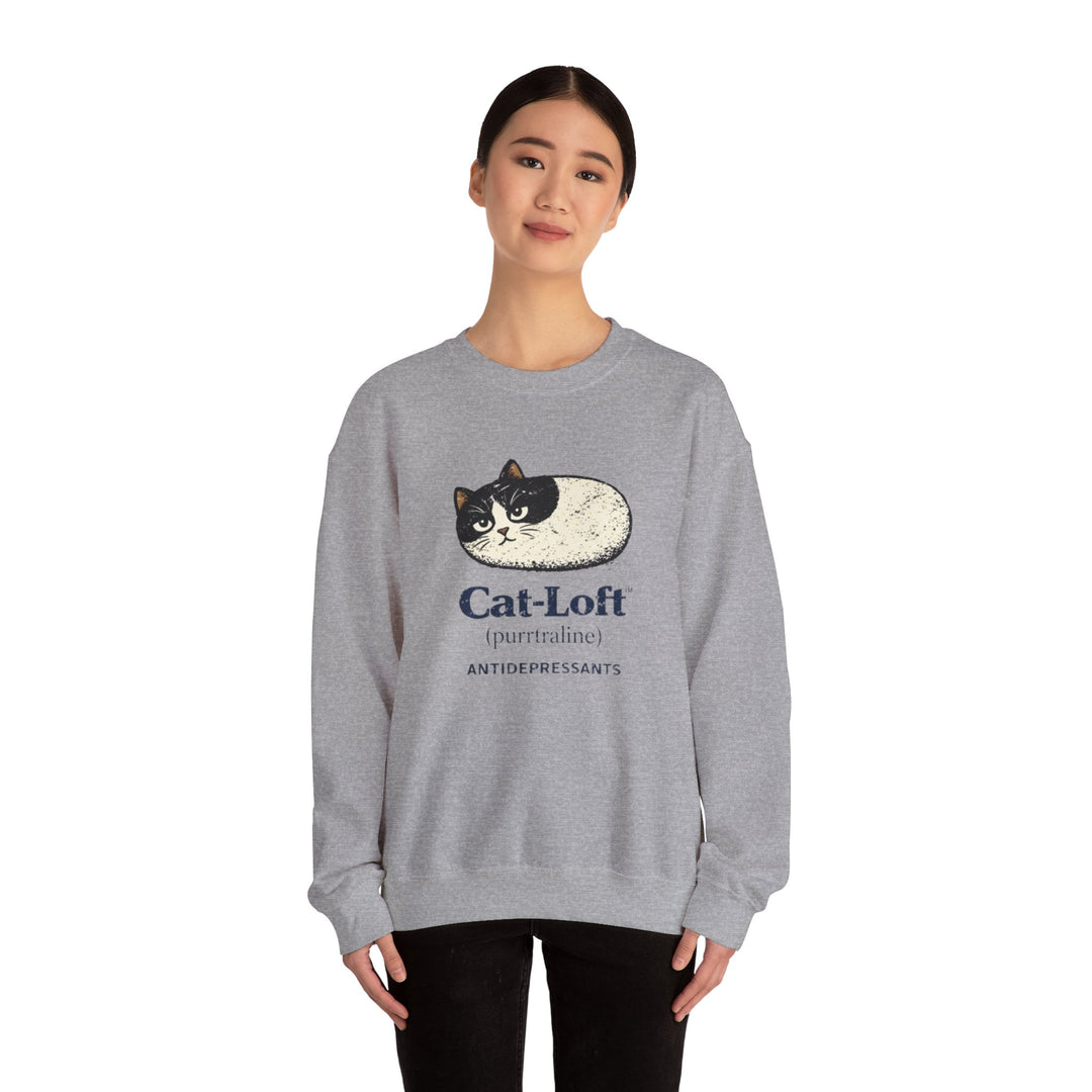 Cat-Loft Crewneck Sweatshirt Light Pink