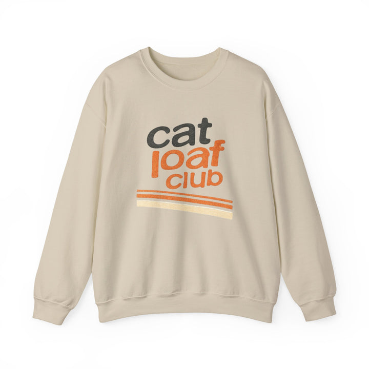 Cat Loaf Club Retro Crewneck Sweatshirt