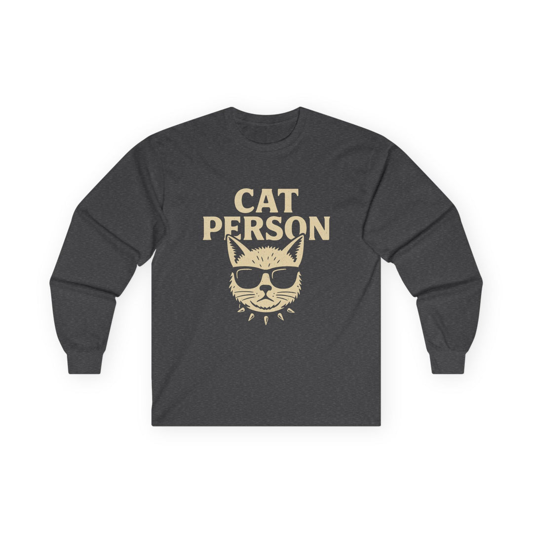 Cat Person Long Sleeve Tee