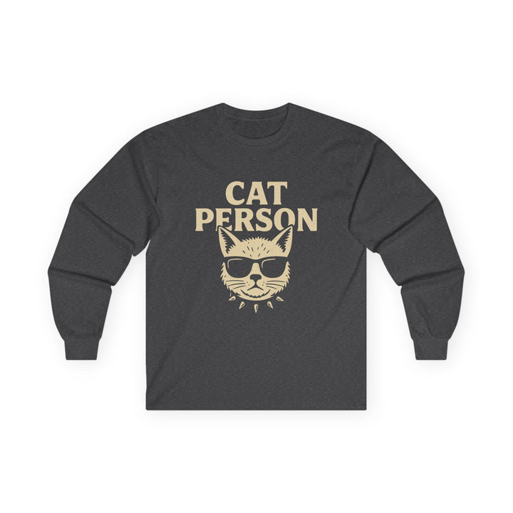 Cat Person Long Sleeve Tee