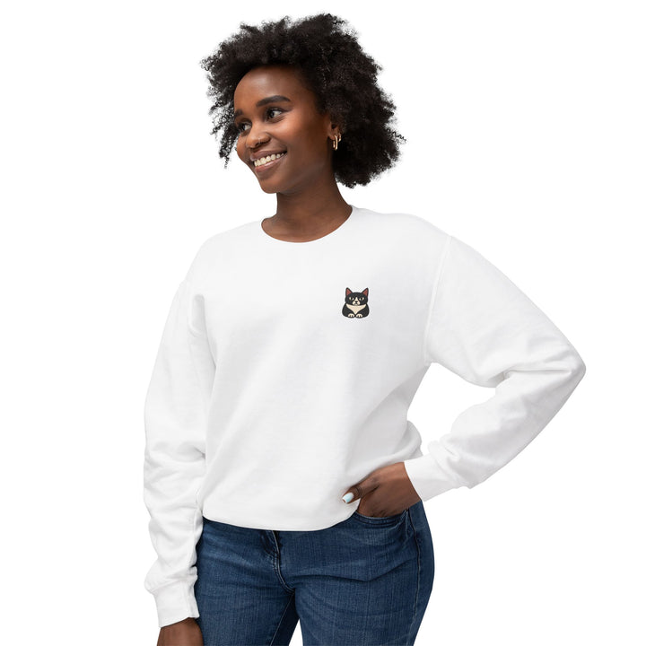 Cat Loaf Crewneck Sweatshirt, The Tuxedo Cat