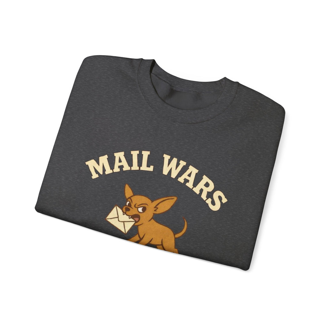 Mail Wars Vintage Style Collegiate Chihuahua Shirt (Distressed)