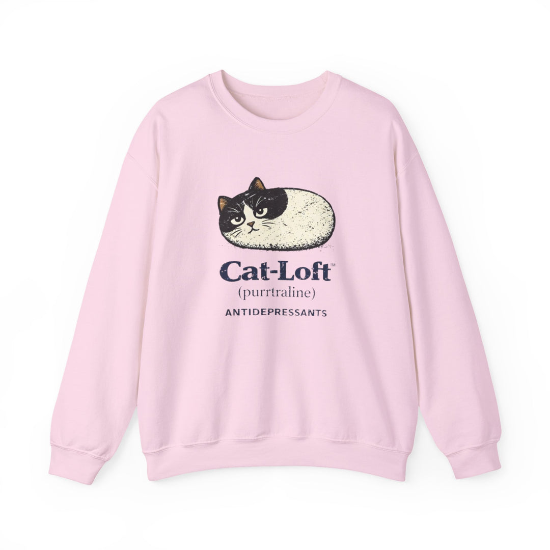 Cat-Loft Crewneck Sweatshirt Light Pink
