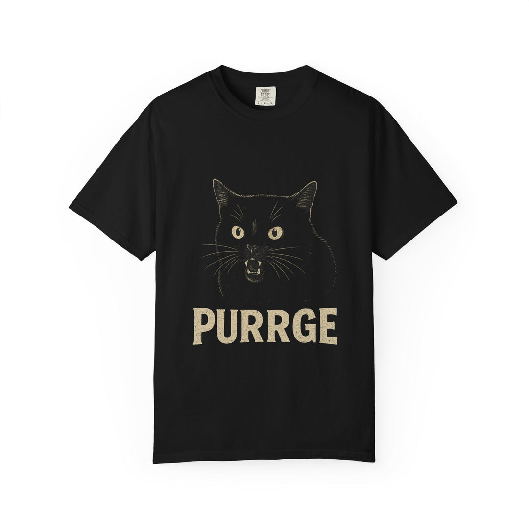Purrge Black Cat T-Shirt Black