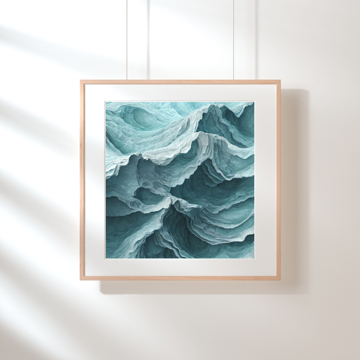 Ocean Origami Print