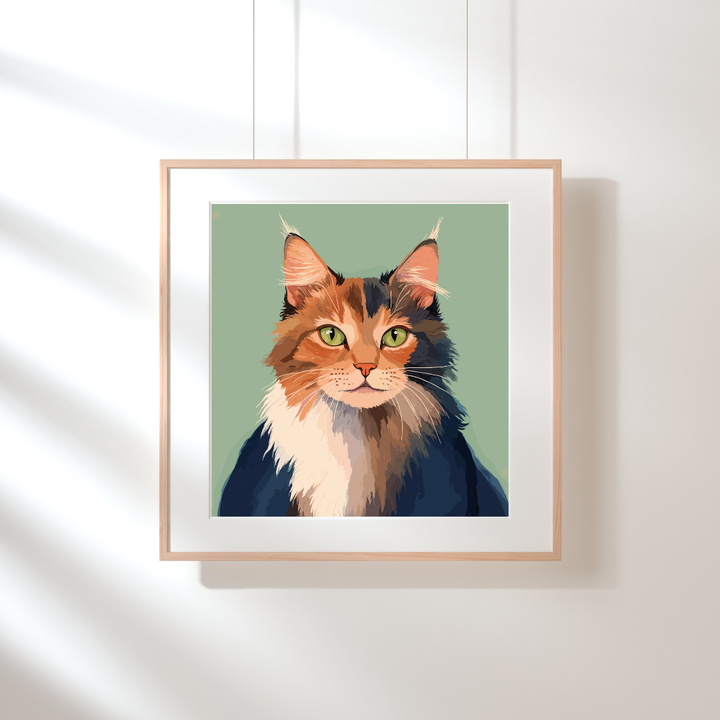 Maine Coon Art Print