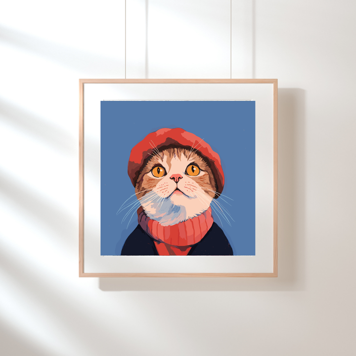 Cat Print - Purr-isian Chic