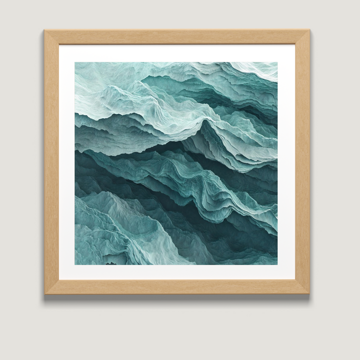 Ocean Origami Print