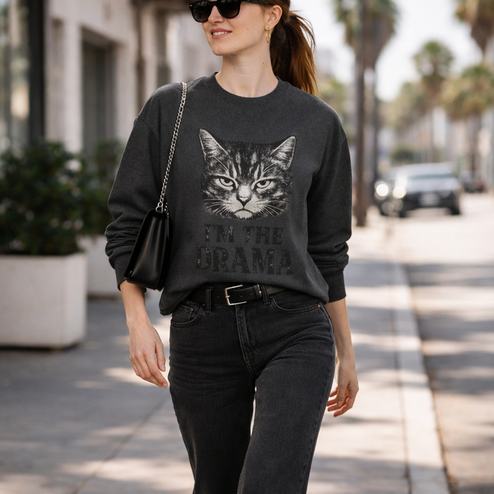 Cat “I’m the Drama” Sweatshirt