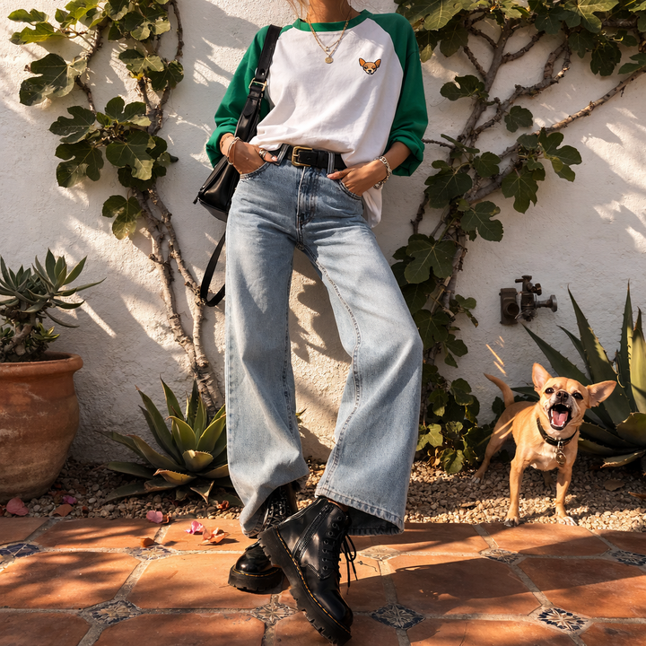 Chihuahua Raglan Shirt