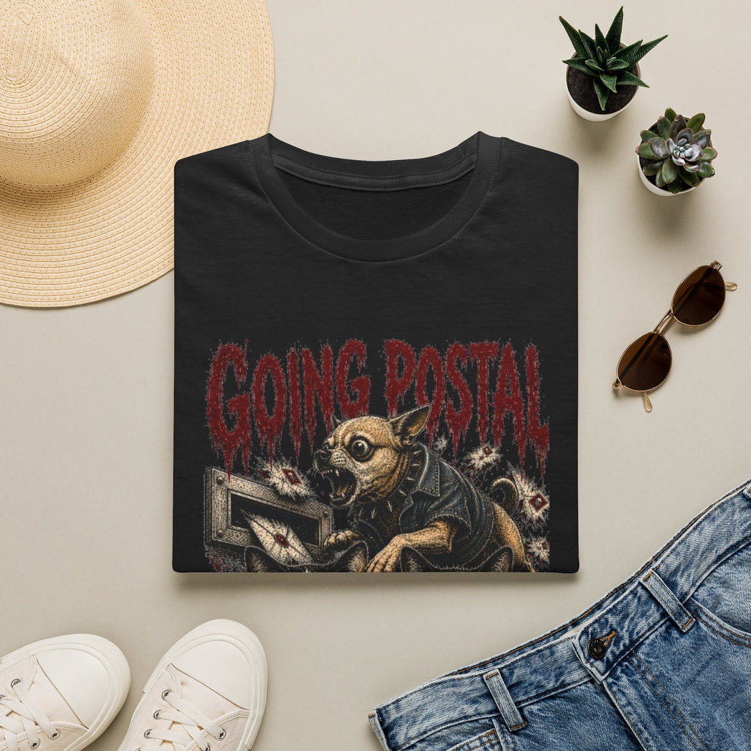 Going Postal | Vintage Horror Chihuahua & Cat Graphic Tee | Cat Loaf Club