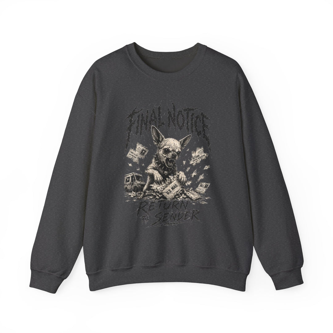 Metal Chihuahua Grunge Crewneck Sweatshirt
