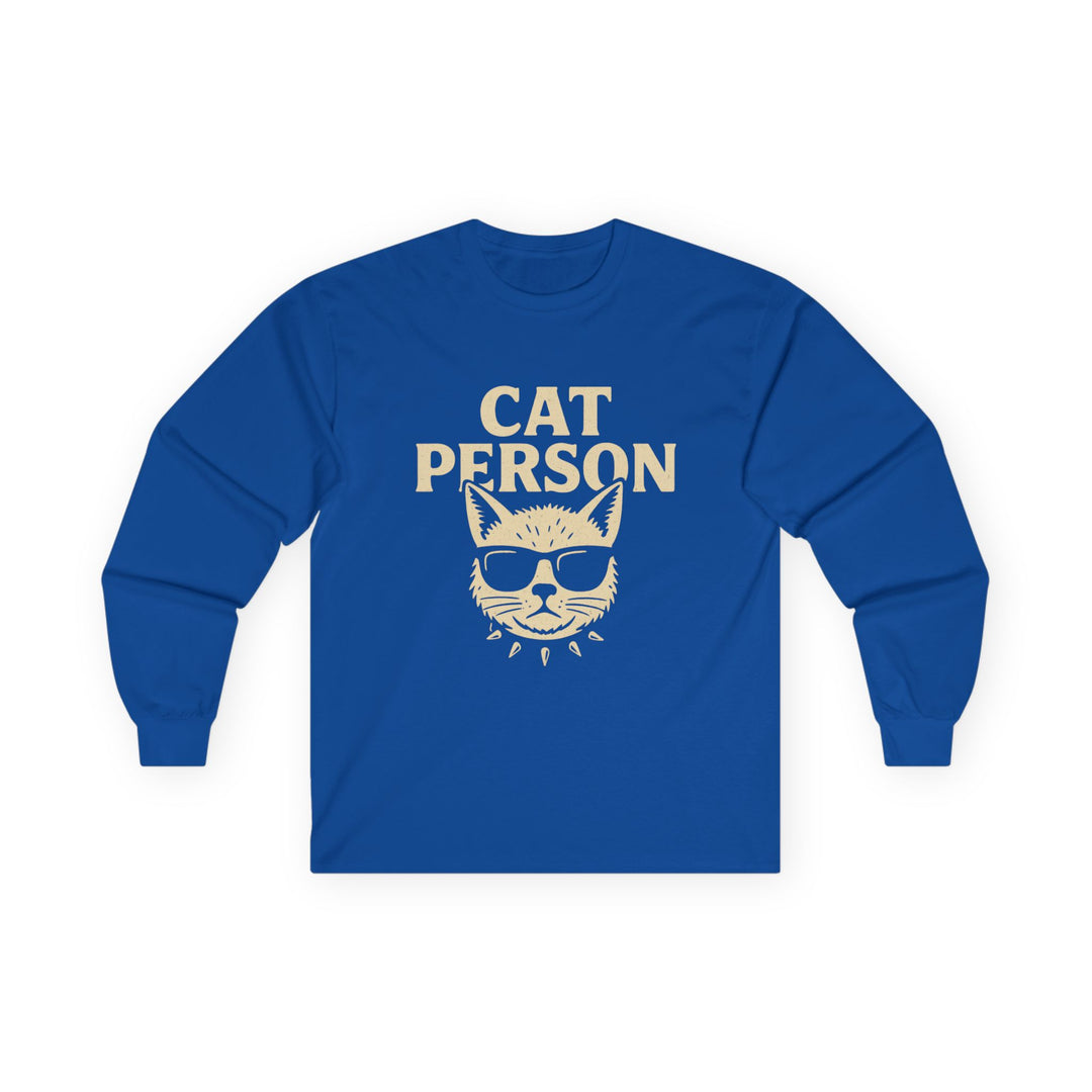 Cat Person Long Sleeve Tee
