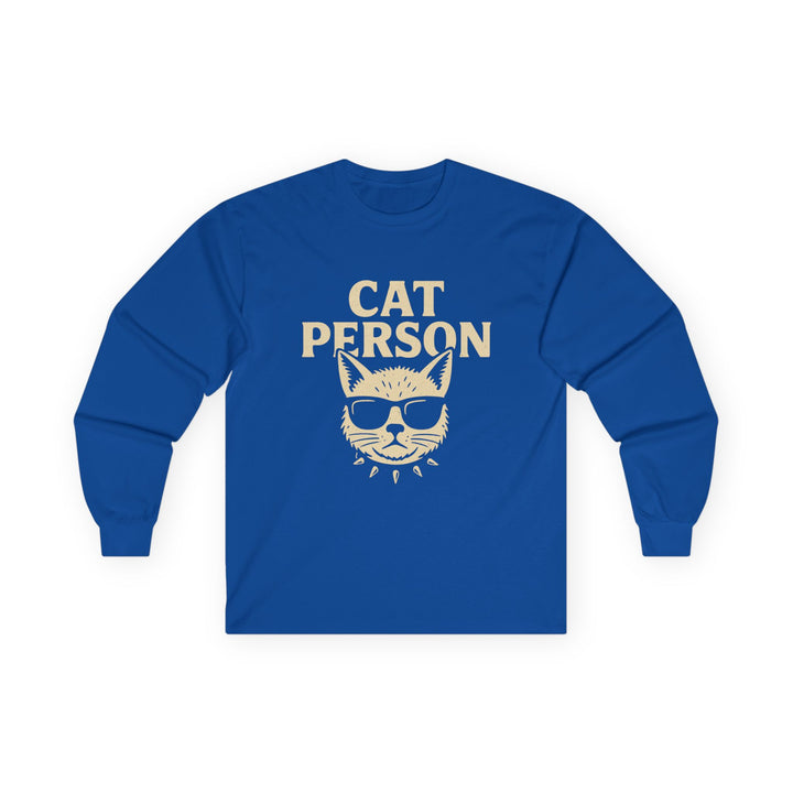 Cat Person Long Sleeve Tee