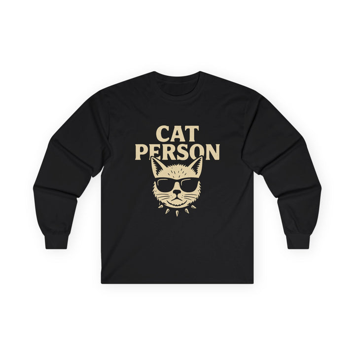 Cat Person Long Sleeve Tee