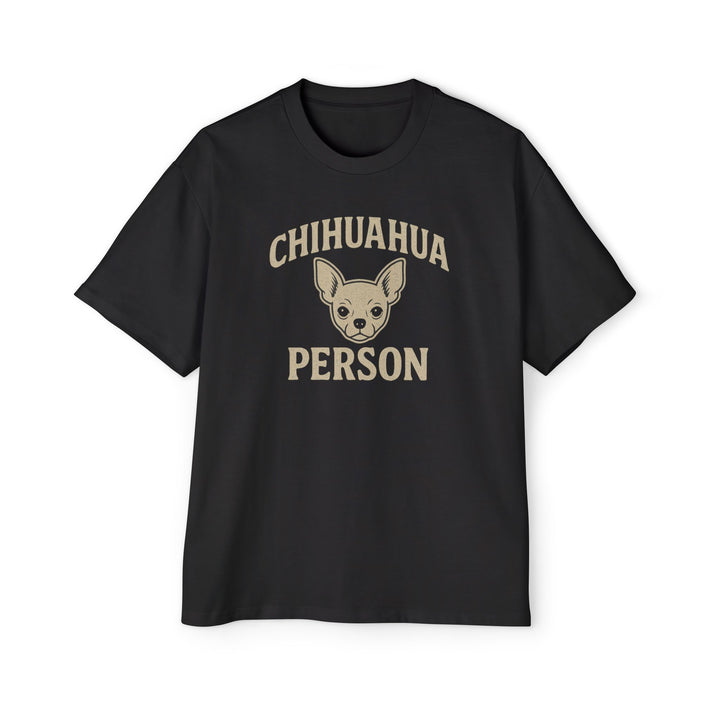 Chihuahua Person Tee Black