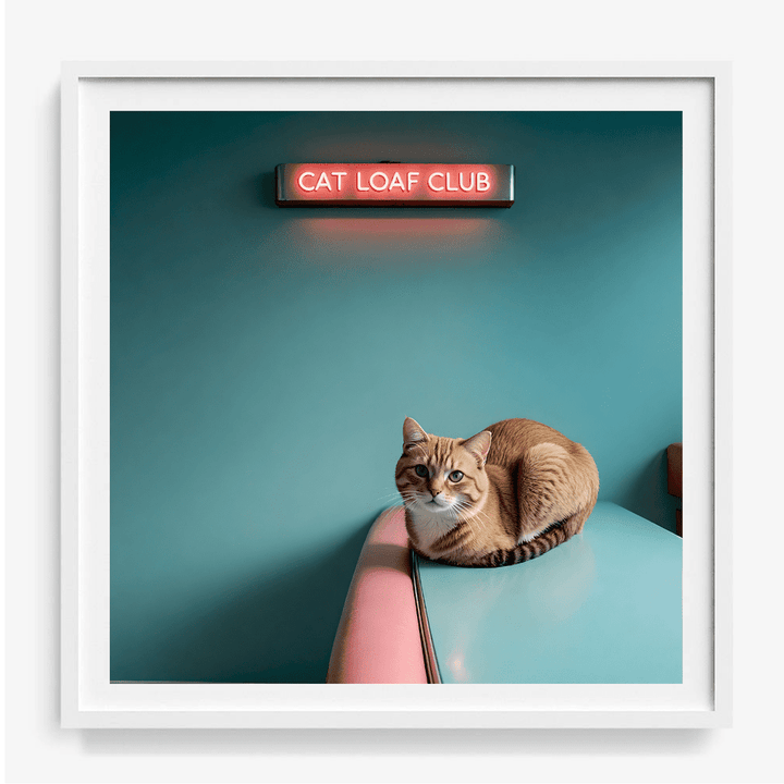 Cat Art Print - Cat Loaf Club