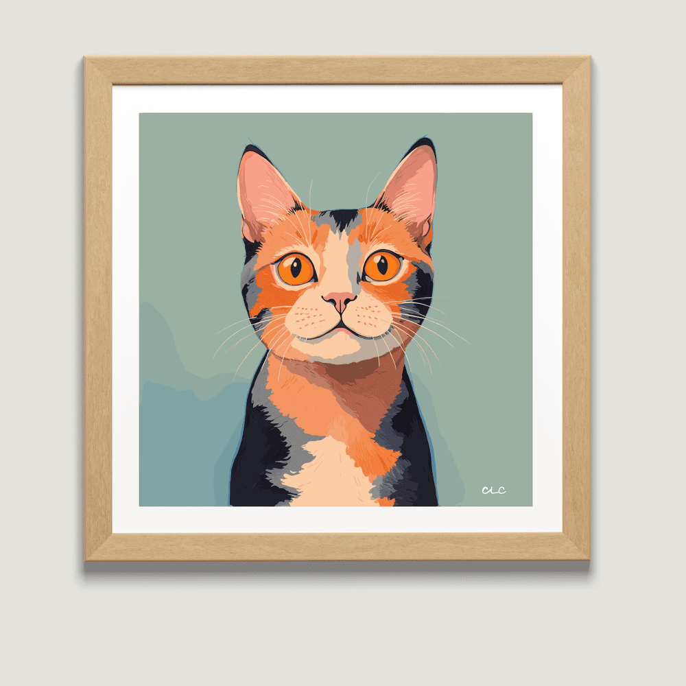 Cat Art Print - Ginger Snap
