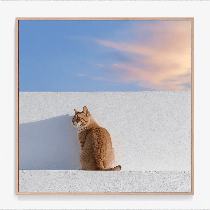 Cat Print - Feline in Full Glow