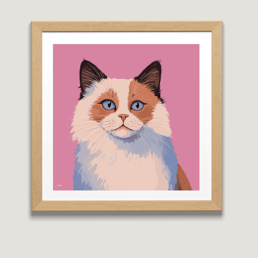 Cat Print - Pretty in Pink