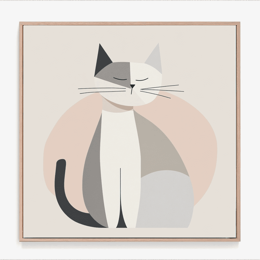 Cat Print - The Observer