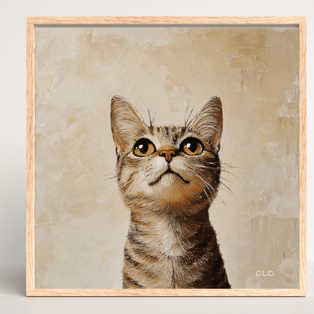 Cat Print - Upward Whiskers