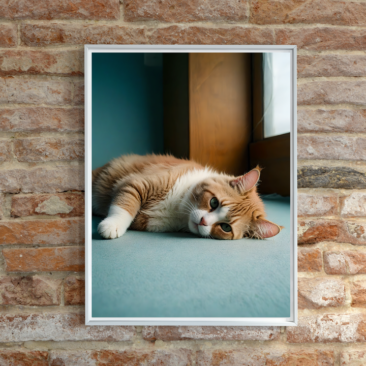 Cat Print - Lazy Radiance