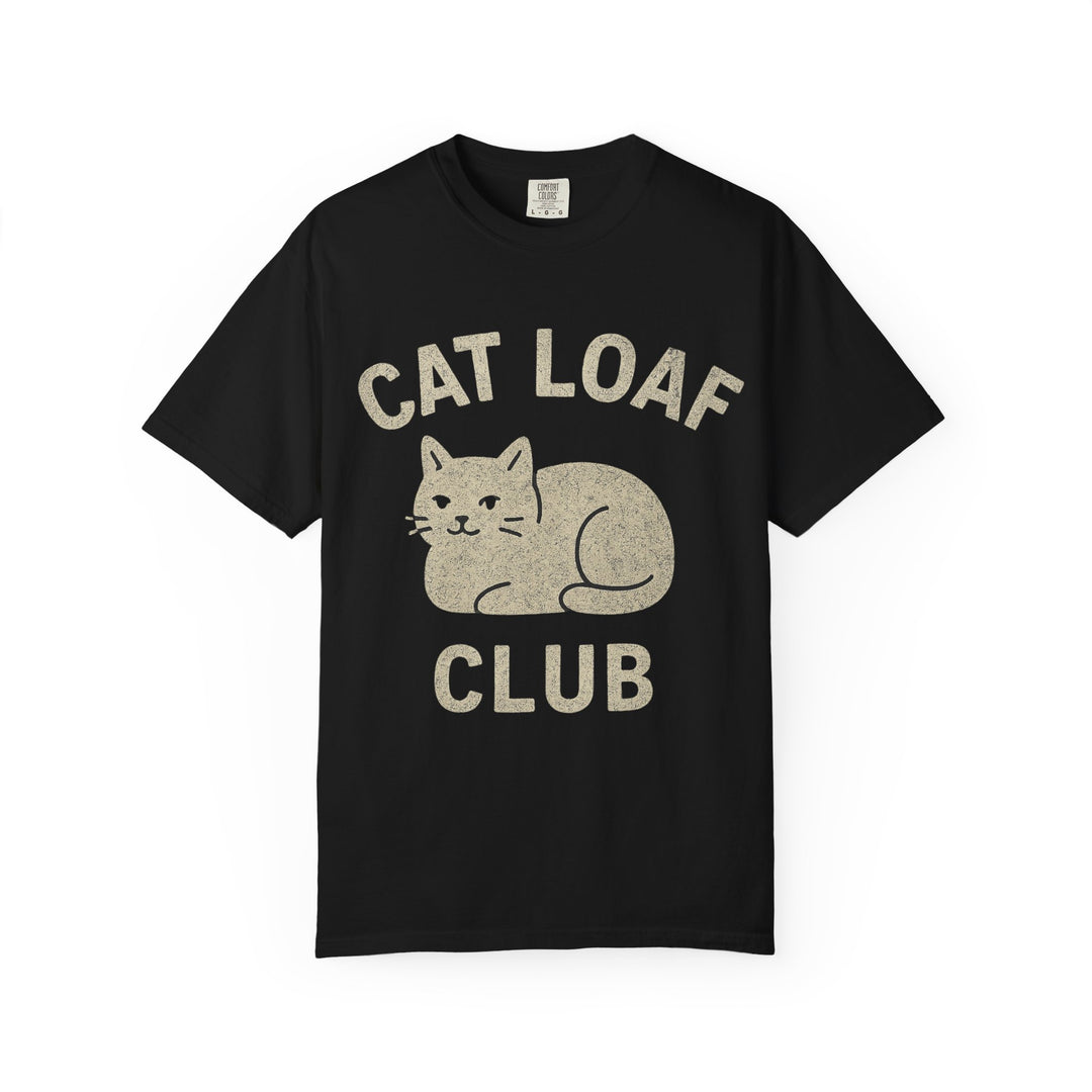Cat Loaf Club Unisex T-Shirt Black