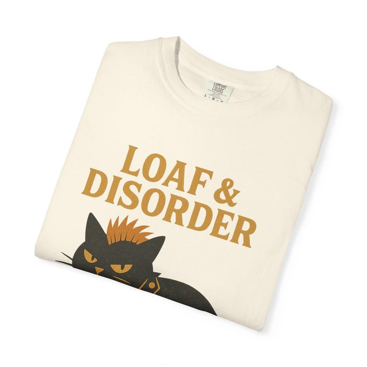 Loaf & Disorder Cat T-Shirt - Punk Black Cat Graphic Tee