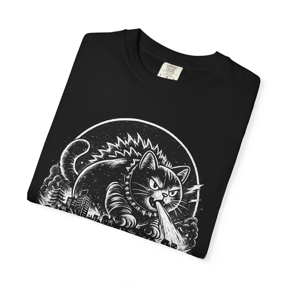 Loafzilla Cat Tee - Vintage Monster Cat Graphic T-Shirt