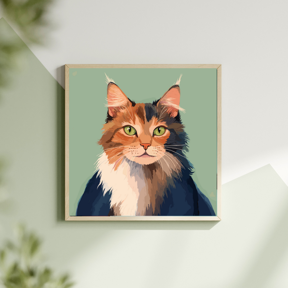 Maine Coon Art Print