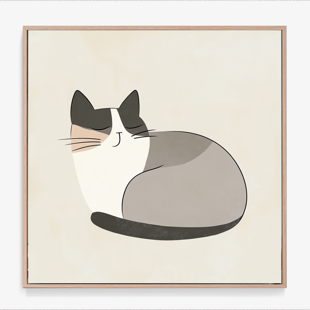 Cat Print - The Minimalist Loaf